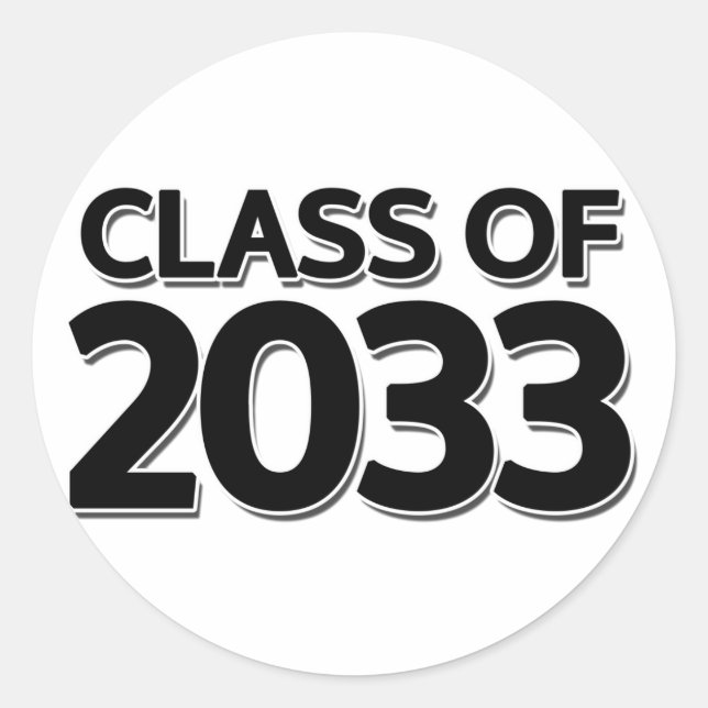 Adesivo Classe de 2033 (Frente)