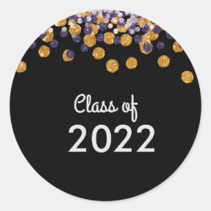 Adesivo Classe de ano de fiação personalizado Confetti 2