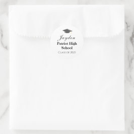 Adesivo Classe de Boné de formatura Personalizado de