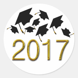 Adesivo Classe De Chapéus De Graduação Voadores De 2017 Au