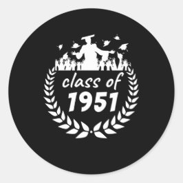 Adesivo classe de design de graduação ou de reunião de 195