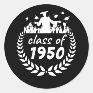 Adesivo classe de design de graduação ou reunião de 195