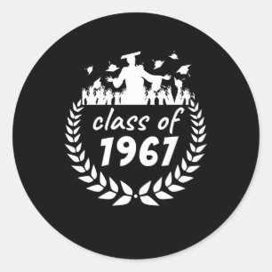 Adesivo classe de design de graduação ou reunião de 196