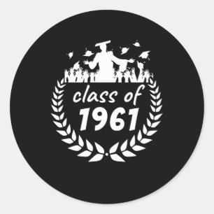 Adesivo classe de design de graduação ou reunião de 196