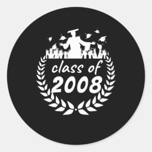 Adesivo classe de design de graduação ou reunião de 200