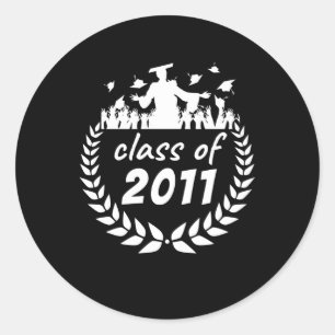 Adesivo classe de design de graduação ou reunião de 201