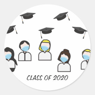 Adesivo Classe de graduação de 2020