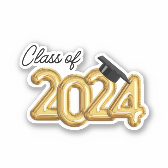 Adesivo Classe de graduação de 2024 (Frente)