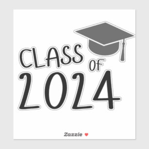 Adesivo Classe de graduação de 2024