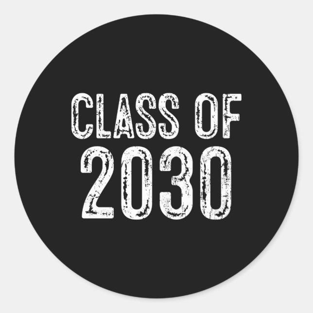 Adesivo Classe De Graduação Do Mais velho 2030 (Frente)