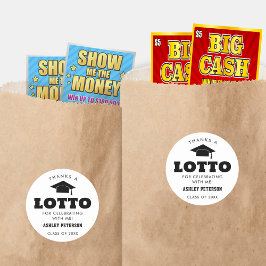 Adesivo Classe de Obrigados 2024 a Favor de Bilhetes Lotto