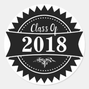 Adesivo Classe do crachá de 2018