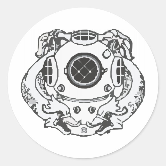 Adesivo Classe do mergulhador do marinho ?a (Frente)