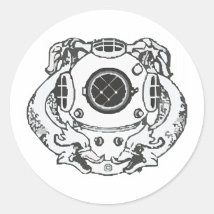 Adesivo Classe do mergulhador do marinho ?a