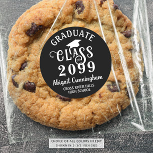 Adesivo Classe Elegante Graduada Moderna Ano Personalizado