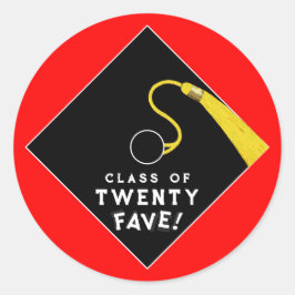 Adesivo Classe Red Graduation de 2025