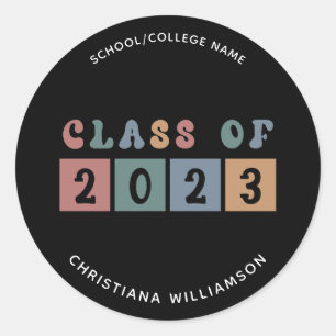 Adesivo Classe Retroativa Personalizada de Graduação 2023