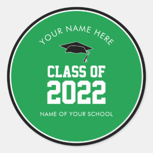 Adesivo Classe Verde de Graduação do Segundo grau