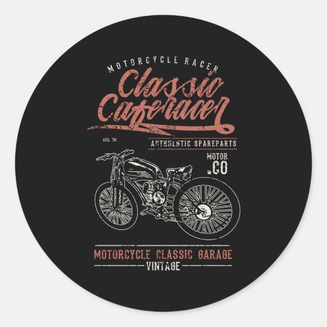 Adesivo Classic Caferacer (Frente)