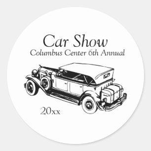 Adesivo Classic Car Show Stickers Customize