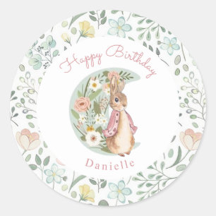 Adesivo Classic Peter the Rabbit Beatrix Potter Birthday