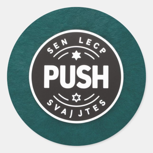 ADESIVO CLASSIC ROUND STICKER (Frente)