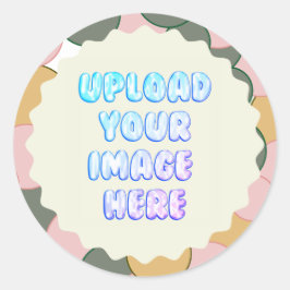 Adesivo Classic Round Sticker with a Business Logo