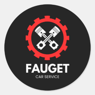 Adesivo Classic Round Stickers