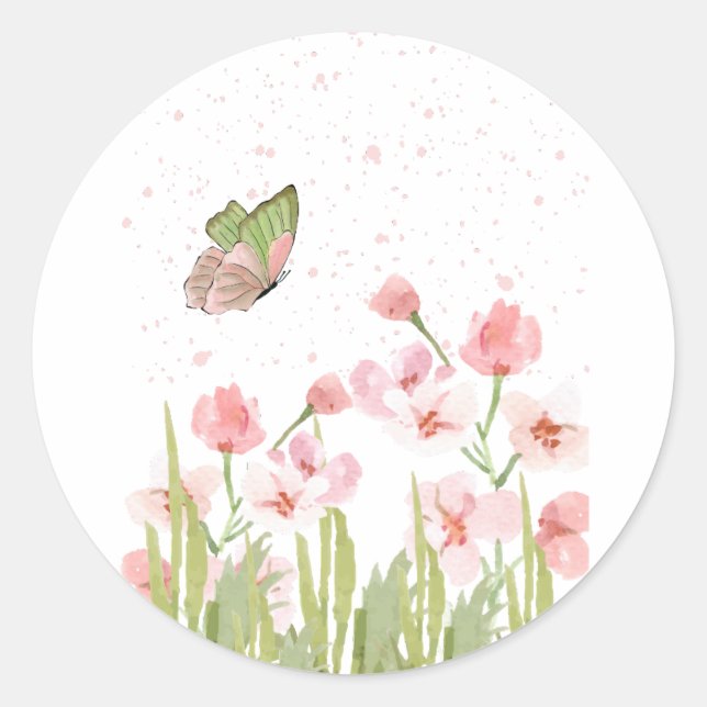 Adesivo Classic Round Stickers (Frente)