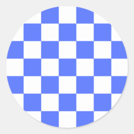 Adesivo Classic visual sapphire checkerboard 