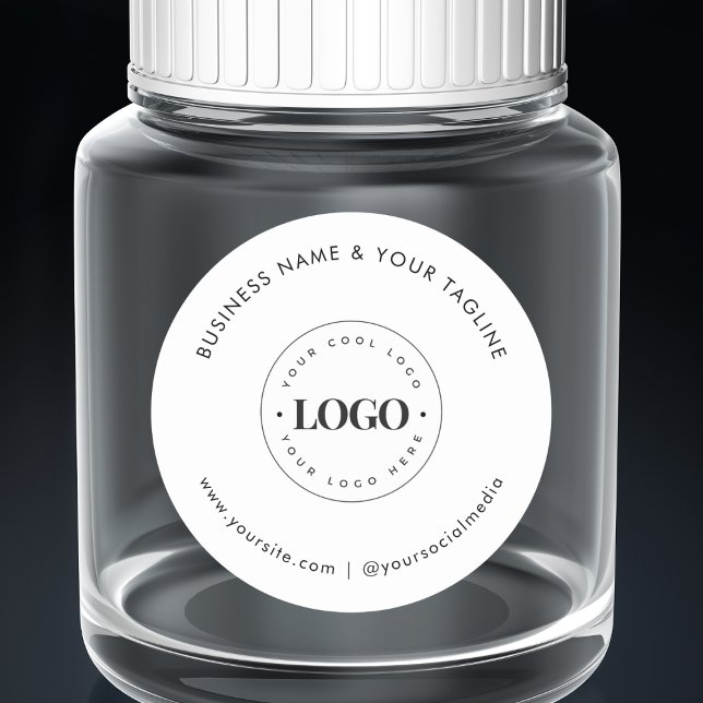 Adesivo Clássica Empresa Comercial Logotipo Personalizado  (Criador carregado)