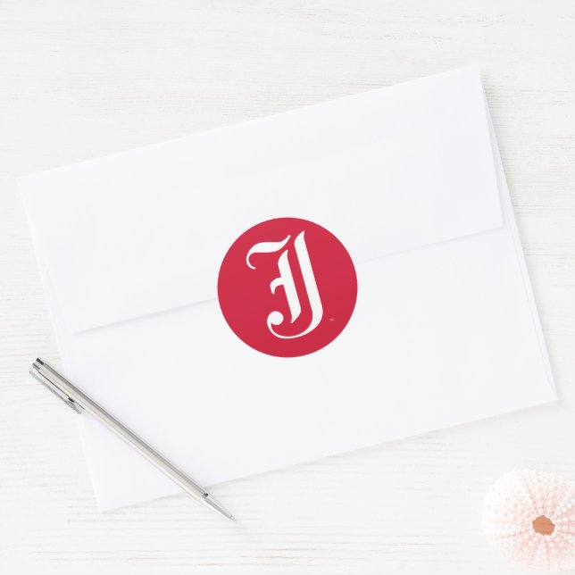 Adesivo Clássica Letra JSU da Universidade Estadual de Jac (Envelope)