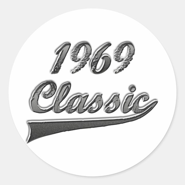 Adesivo Clássico 1969 (Frente)