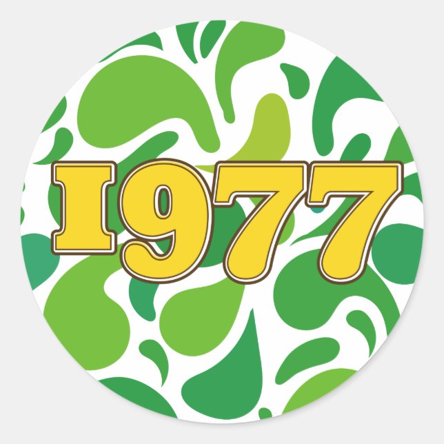 Adesivo Clássico 1977 (Frente)