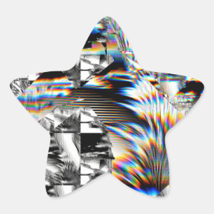 Adesivo Clássico Arredondado de Assalto Arco-Íris