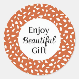 Adesivo Clássico com palito redondo desfrute de um belo de