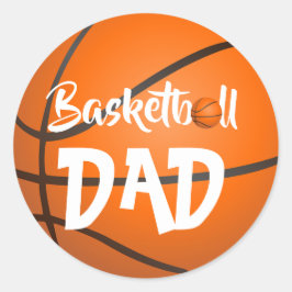 Adesivo clássico de basquetebol