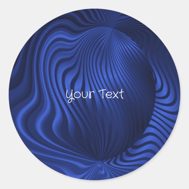 Adesivo Clássico Decorativo do Marinho Azul (Frente)