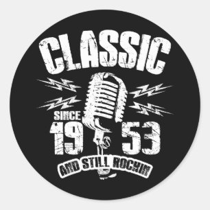 Adesivo Clássico Desde 1953 E Ainda Rockin