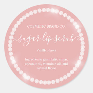Adesivo Clássico Diamond Frame Peachy Pink Sugar Lip Scru