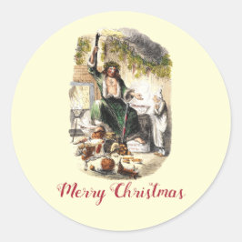 Adesivo Clássico Dickens Fantasma Scrooge Um Conto de Nata