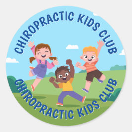 Adesivo clássico do Chiropractic Kids Club
