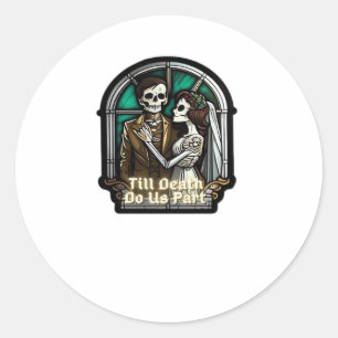 Adesivo Clássico do Dia dos Namorados Até que a Morte nos
