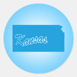 Adesivo Clássico do Kansas