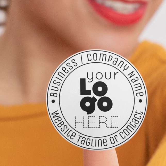 Adesivo Clássico do Logotipo Empresarial Personali (Criador carregado)