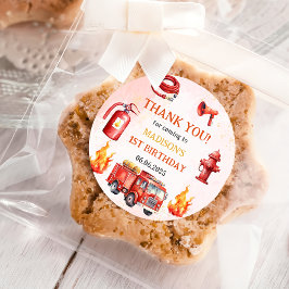 Adesivo Clássico do primeiro aniversario de Bombeiros do C