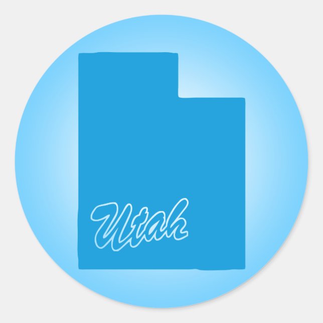 Adesivo Clássico do Utah (Frente)