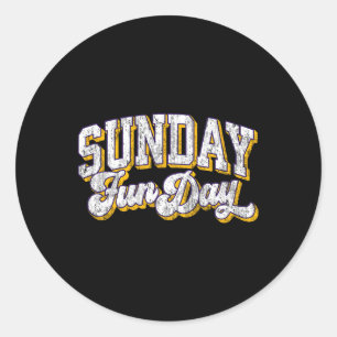 Adesivo Clássico Domingo Divertido Futebol Minnesota Retro