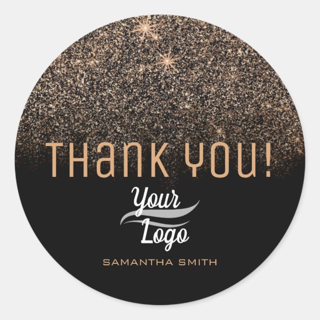 Adesivo Clássico e Dourado brilho das estrelas de luxo (Frente)