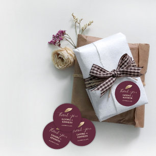 Adesivo Clássico & Elegante I Rosa Búlgara I Obrigada